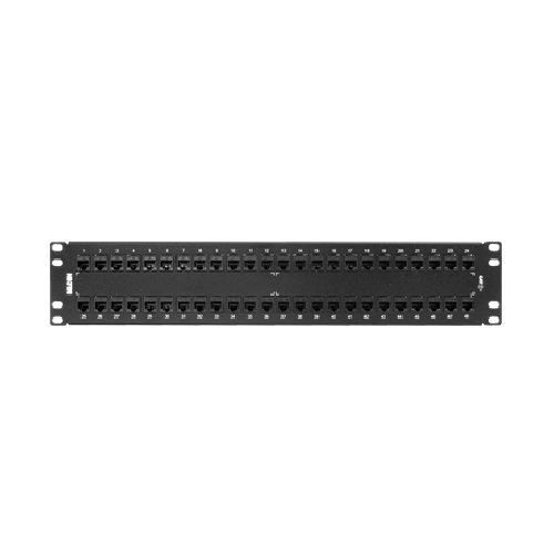 PATCH PANEL 48P CAT6A, ALTA DENSIDAD, 10GX, 1U